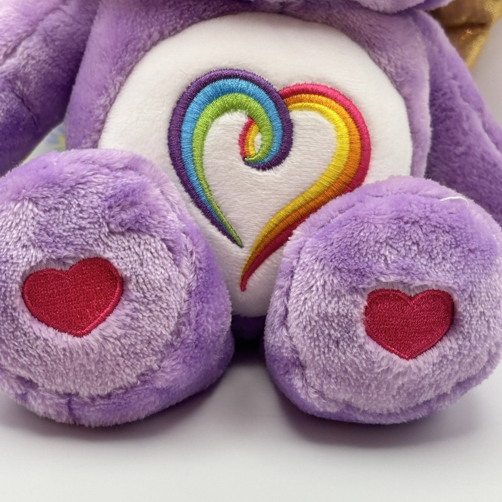 Care Bear Hoodie Friends Pegasus Togetherness Plush Stuffed Animal Toy 12" Clean - Picture 2 of 13